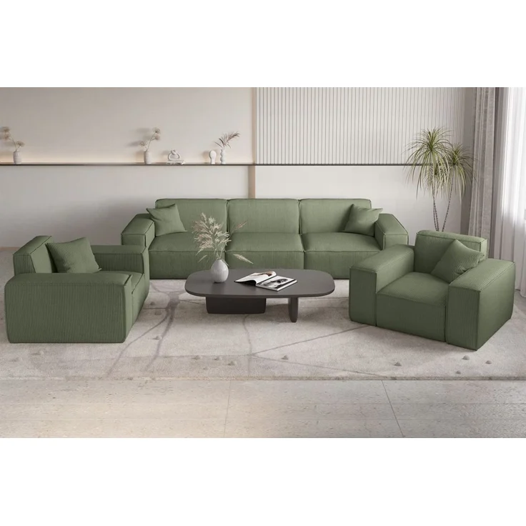 Sessel Designersessel CELES PREMIUM in Stoff Scala Forest – Bild 4