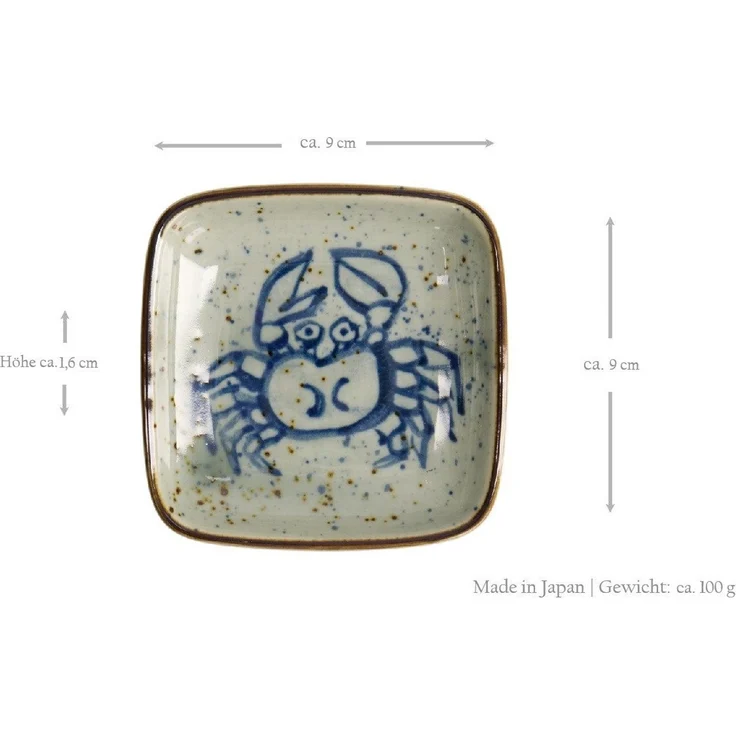 WestCraft Dipschale Sushi-accesories ASIATICA, Nippon Teller Bowl Schalen Soßenschälchen, Porzellan, Dipschalen aus hochwertigen Porzellan Sojasoße Schale Made in Japan – Bild 3