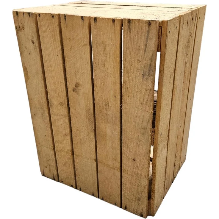 Obstkiste Vintage Natur mit Zwischenbrett 50 x 40 x 30cm – Bild 3