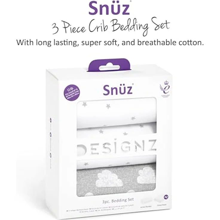 Snüz 'Cloud Nine' 3-tlg. Babybettwäsche-Set – Bild 3
