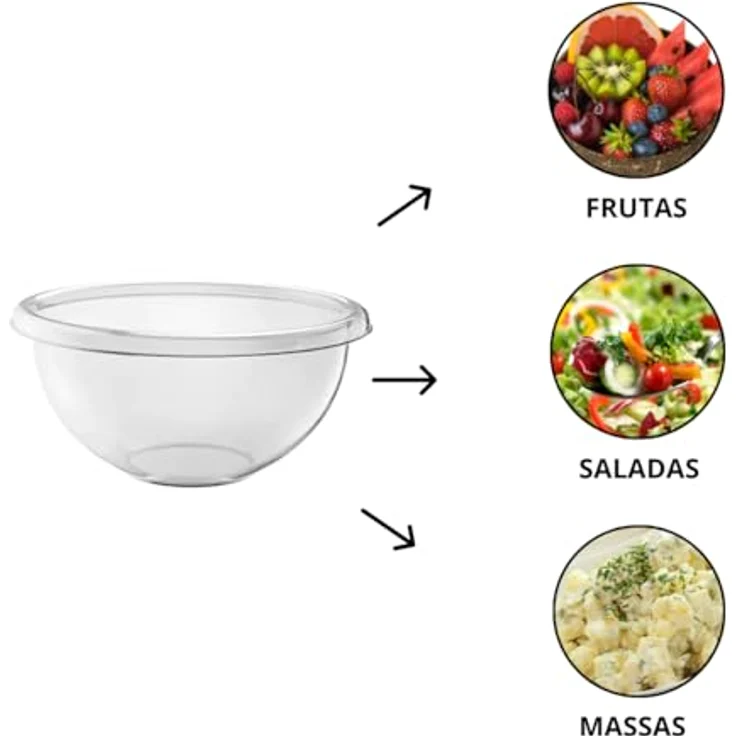 Guzzini Happy Hour Salatschüssel Ø 29 cm 4 L Season transparent H 14 cm – Bild 8