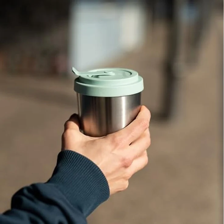 Isolierbecher Eco Cup 350 ml Edelstahl von ECO BROTBOX – Bild 4