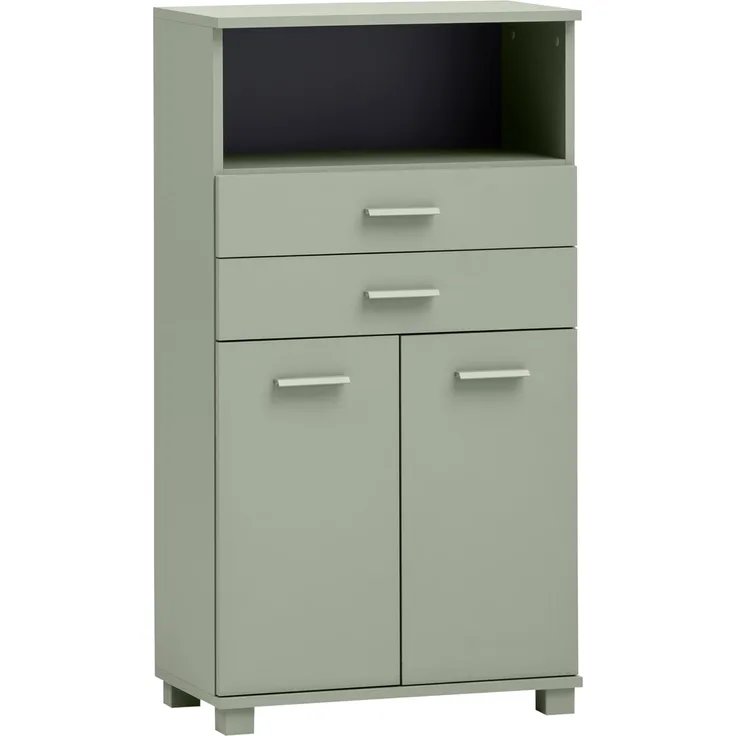 Schildmeyer Midischrank Mono, in zwei Breiten verfügbar, mit Schubkästen und Ablagefach Made in Germany