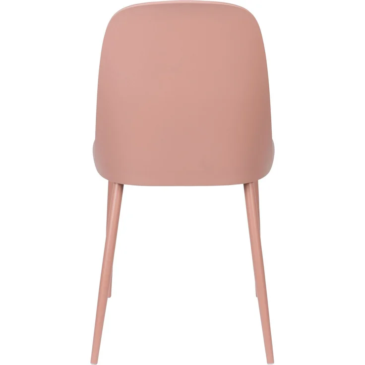 Esszimmerstuhl Pip im 2er-Set, Pink mit Kunststoffsitz & Metallbeinen Rosa 46x53,5x85 cm – Bild 6