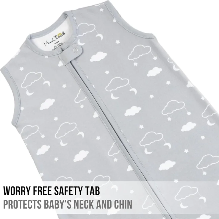 Mama Cheetah Baby Schlafsack, 0.5 TOG 100% Bio-Baumwolle, Ideal für den Sommer, Sommerschlafsack für Jungen und Mädchen, M (6-12 Monat) – Bild 7