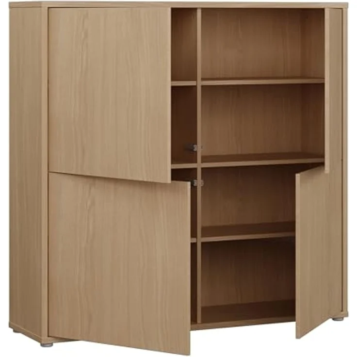 FORTE Highboard, Grifflos,Push to open, Stauraum – Bild 5
