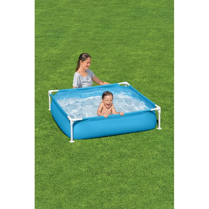 My First Frame Pool 122 x 122 x 30,5 cm, blau , eckig – Bild 6
