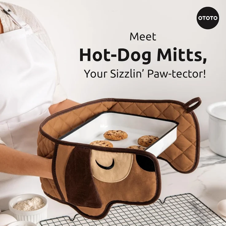 OTOTO Ofenhandschuhe Hot Dog – Bild 2
