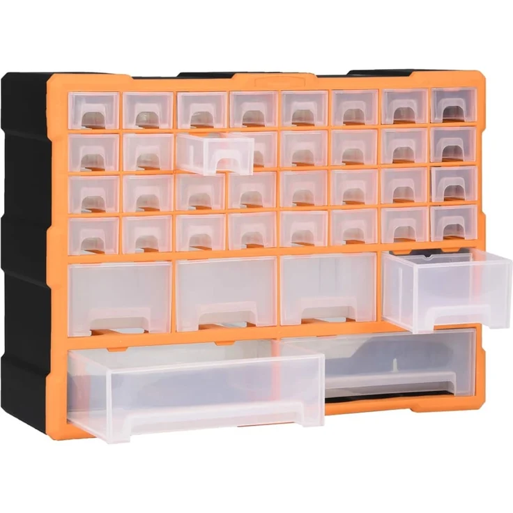 vidaXL Multi-Schubladen-Organizer mit 38 Schubladen 52x16x37,5 cm 147577 – Bild 3