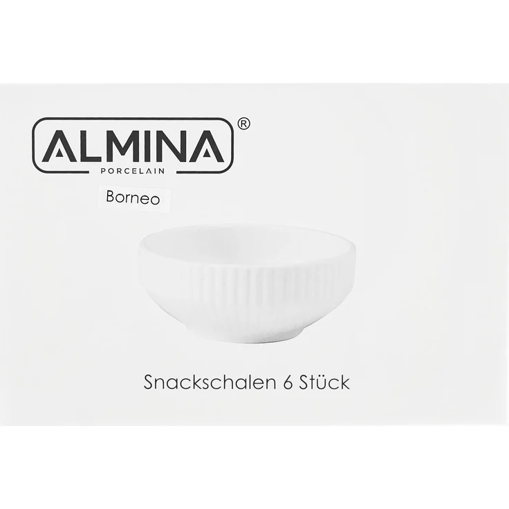 Borneo 6er Set Snackschalen aus hochwertigem Porzellan - 11 x 5 cm – Bild 5