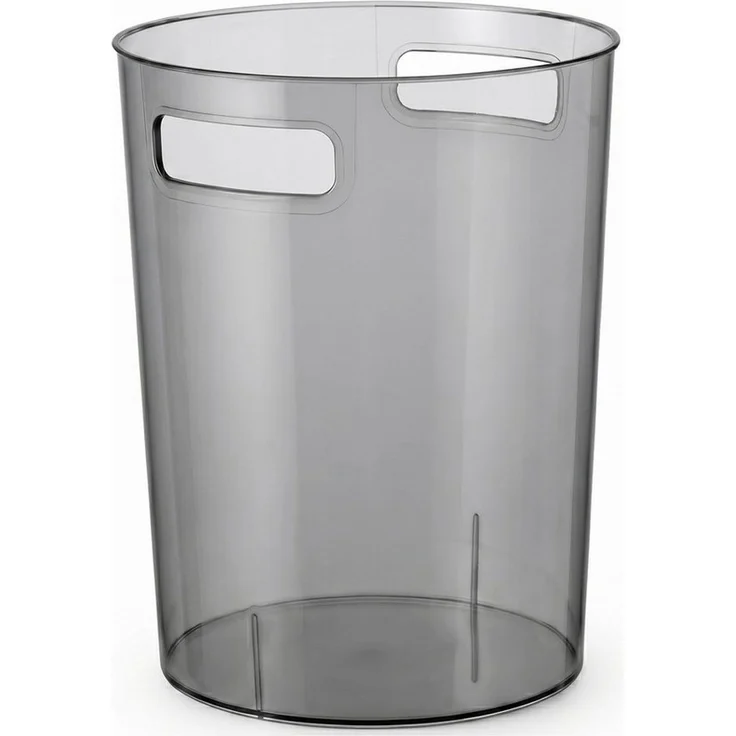 Sinoba Papierkorb 888 aus hochwertigem PET, Modern & transparent: Griffmulden, bruchsicher, pflegeleicht – Bild 1