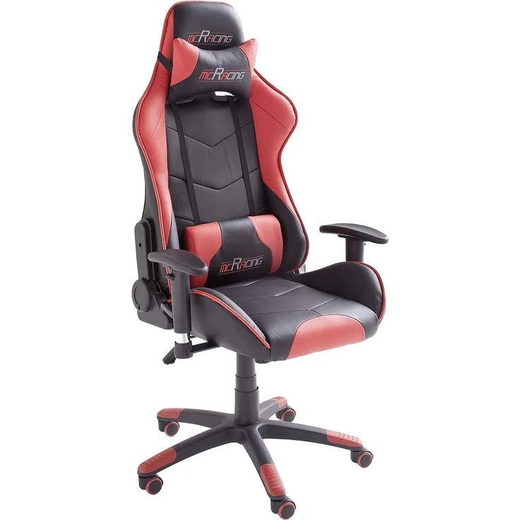 Bürostuhl Mc Racing schwarz und rot