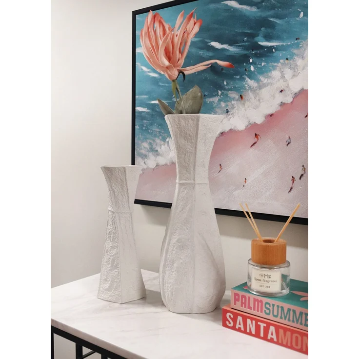Evila Originals 'LCA0023' Vase, Weiß, 13 x 12 x 33 cm – Bild 2