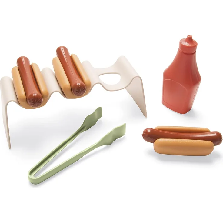 Dantoy Hot dog Spielset für die Puppenküche ab 2 Jahren 6 teilig