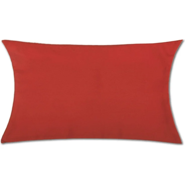 Kissenhülle Dekokissen Kissenbezug Microfaser - viele Größen und Farben Rot 30 x 50 cm – Bild 1