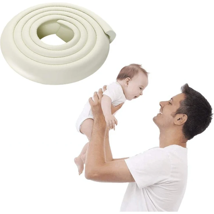 Vicloon Kantenschutz, Baby Kantenschutz 2M und 4 Stück Eckenschutz Baby aus Schaumstoff, Länge Kantenschutz für Scharfe Möbel Ecken & Tischschutz (Beige) – Bild 8
