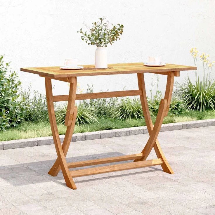 vidaXL Sydney Rechteckiger Tisch Braun 110 x 55 x 75 cm 42003620 – Bild 3