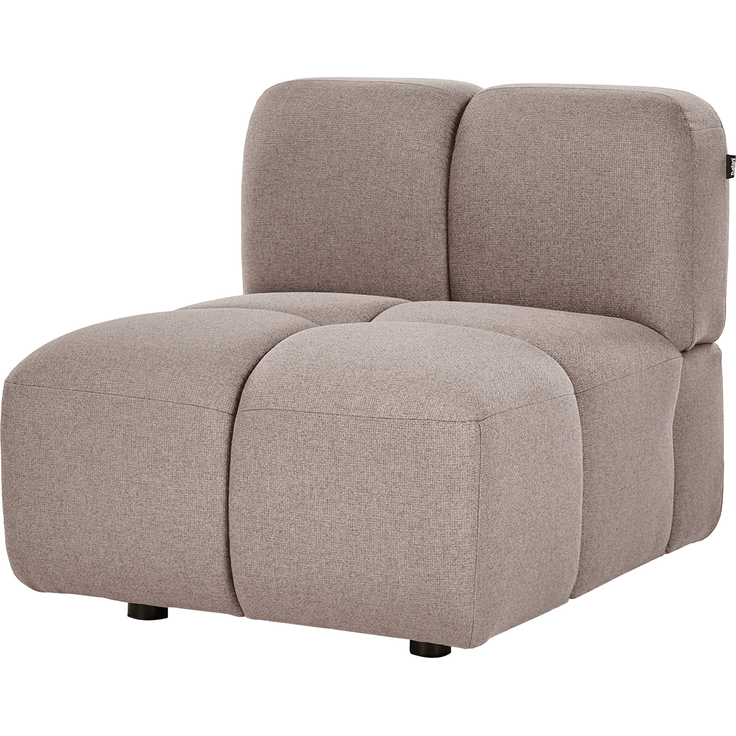 Modul Ecksofa 4-Sitzer MAKSABERG Stoff Taupe linksseitig – Bild 6