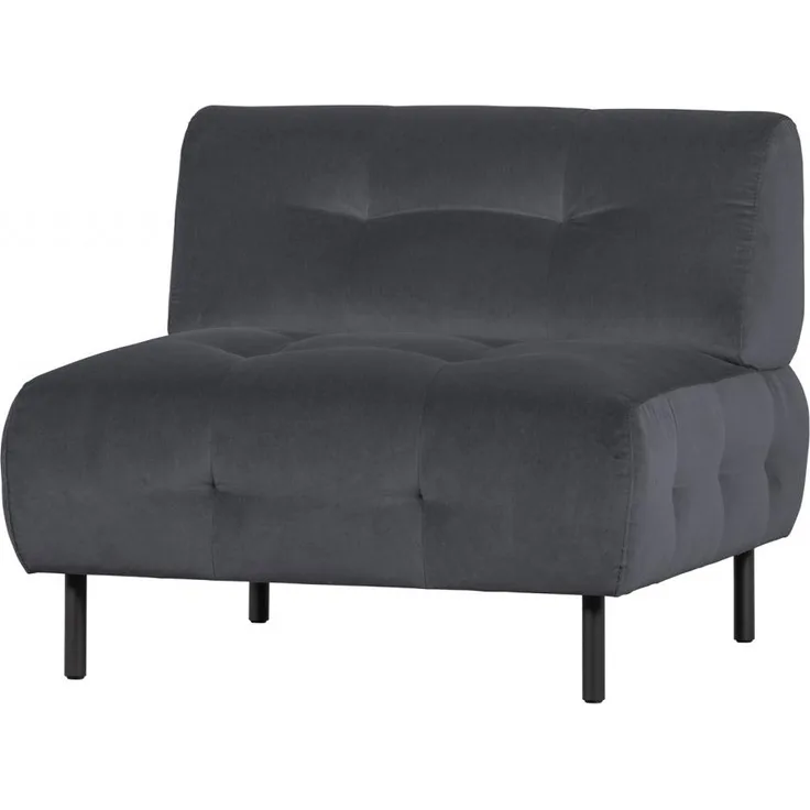 Sessel Lloyd Samt, Dunkelgrau