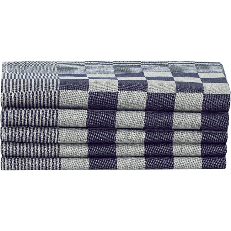 vidaXL 20-tlg. Handtuch-Set Blau und Weiß Baumwolle 136289 – Bild 4