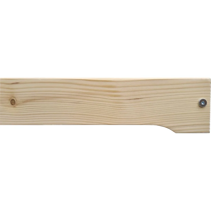 Erst-Holz Futonbett platzsparend extra niedriges Studentenbett 140x200 Fichte Tanne geölt, Rollrost inkl. – Bild 9