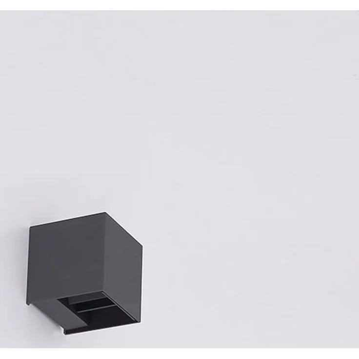 LED Wandleuchte, Aluminium, anthrazit, L 10 cm – Bild 7