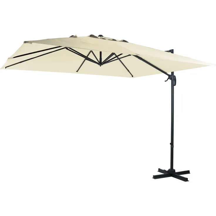 Gardissimo CANNES XL Ampelschirm 350x270cm Alu Pendelschirm UV50+
