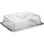 APS Tortenplatte APS Tortenplatten - Edelstahl Tablett mit Haube 67