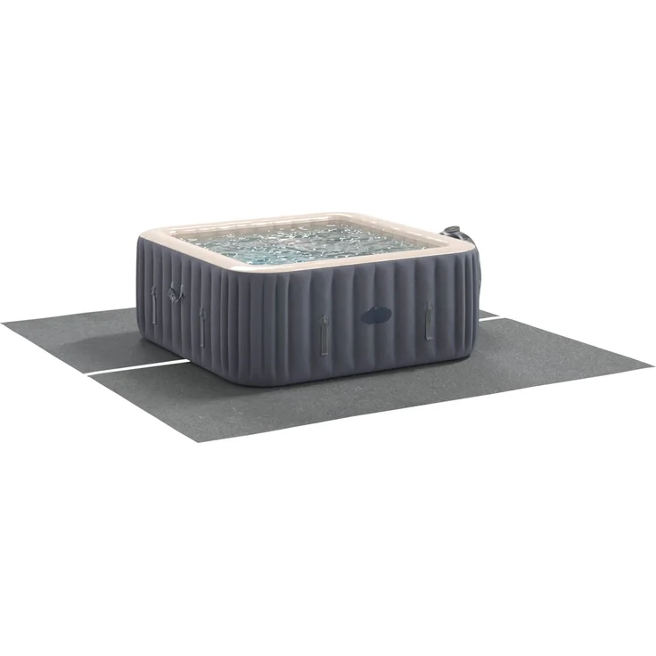 vidaXL Bodenfolie für Pools 274 x 274 x 0,1 cm Quadratisch Vliesstoff 42009101 – Bild 3