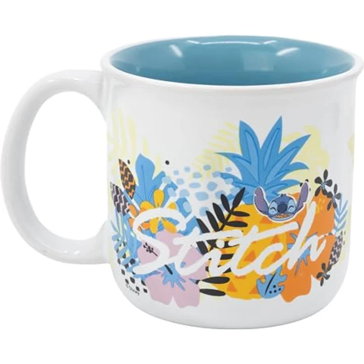 Stitch Becher Keramik Tasse Tee Kaffee Becher Pott im Geschenkkarton – Bild 2