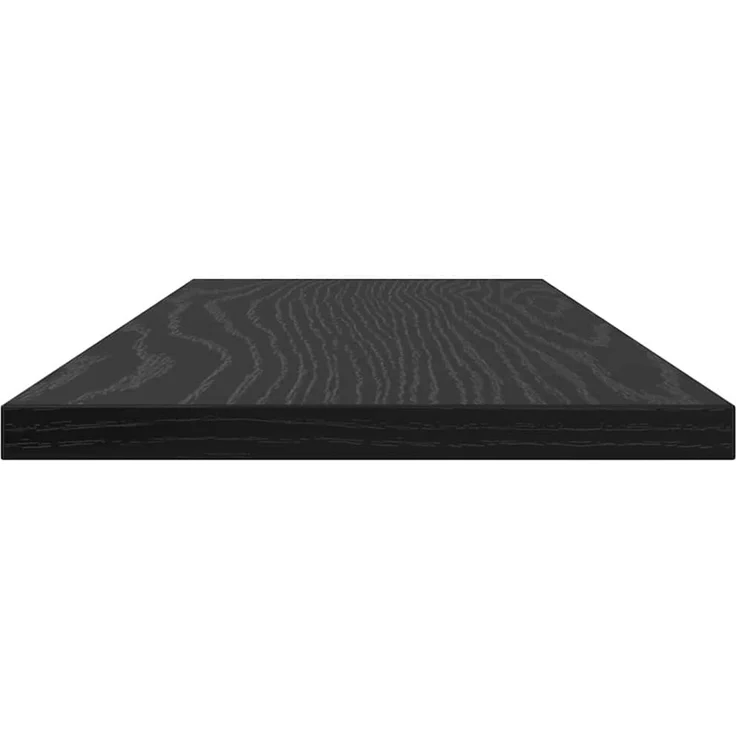 Regalbrett 3 pcs, Wandregal Schwarz 60 x 20 x 1,5 cm Holzwerkstoff – Bild 6