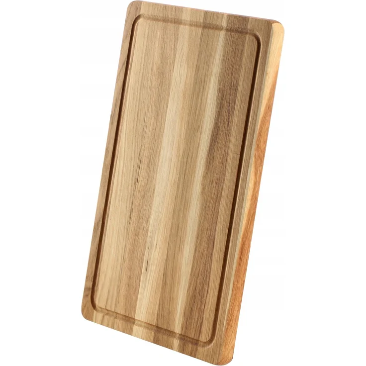 KADAX Küchen-Servierschneidebrett aus Holz, Eiche, 45 x 30 cm, massiv – Bild 6
