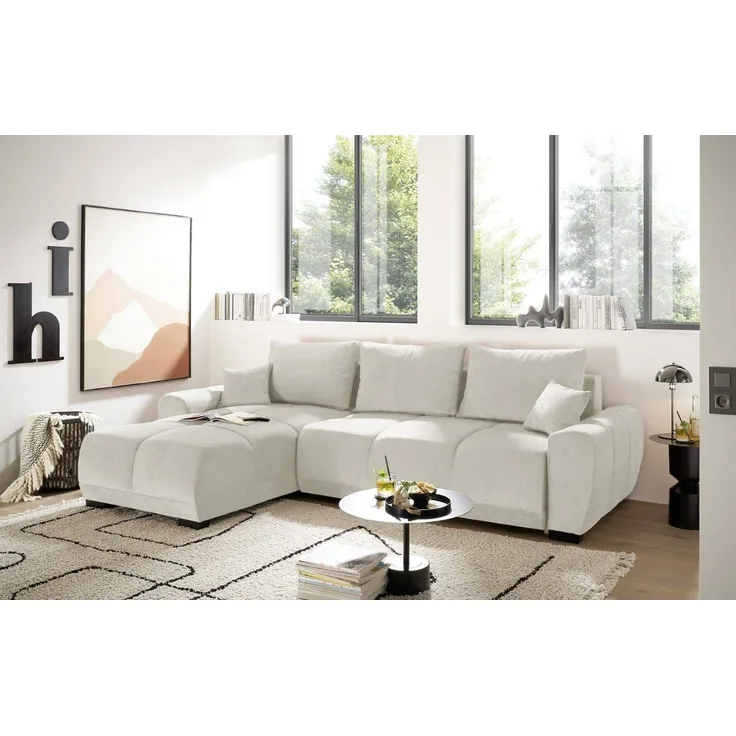 Sofa Dexter – ED Exciting Design mit Schlaffunktion | beidseitig montierbar