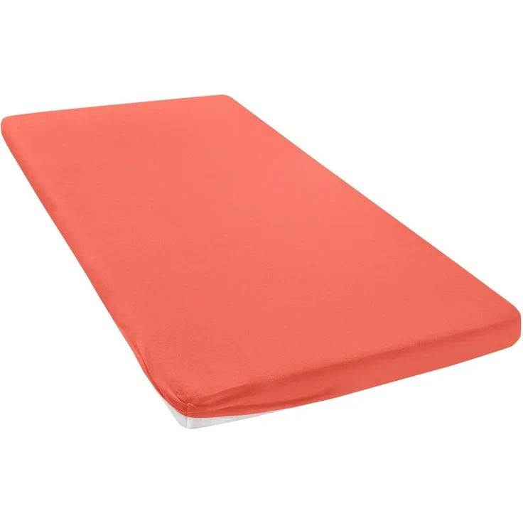 OTTO home Spannbettlaken Topper Basic, in Gr. 90x200, 140x200 oder 180x200 cm, Baumwoll-Jersey, Gummizug: rundum, (1 Stück), Baumwolle, Matratzen bis 8 cm Höhe, Bettlaken, Spannbetttuch, Laken – Bild 1