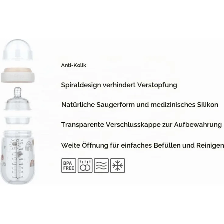 Mepal X Little Dutch Forest Friends Babyflasche Mi – Bild 3