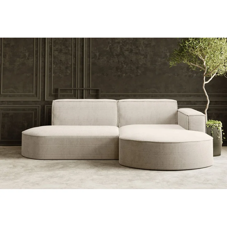 Kaiser Möbel Ecksofa Designer MODENA STUDIO L stoff Poso, Neve, Quelle – Bild 1