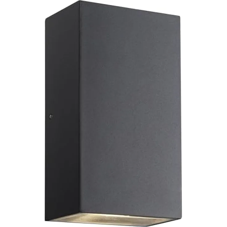 Nordlux Rold eckig Wandleuchte Außen LED 2x 375lm schwarz