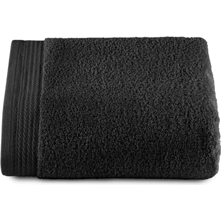 Top Towel – Premium – Große Badetücher – Badezimmerhandtücher – 1 großes Duschtuch – 100x150 cm – 100 % Baumwolle – 600 Gramm - Schwarz – Bild 2