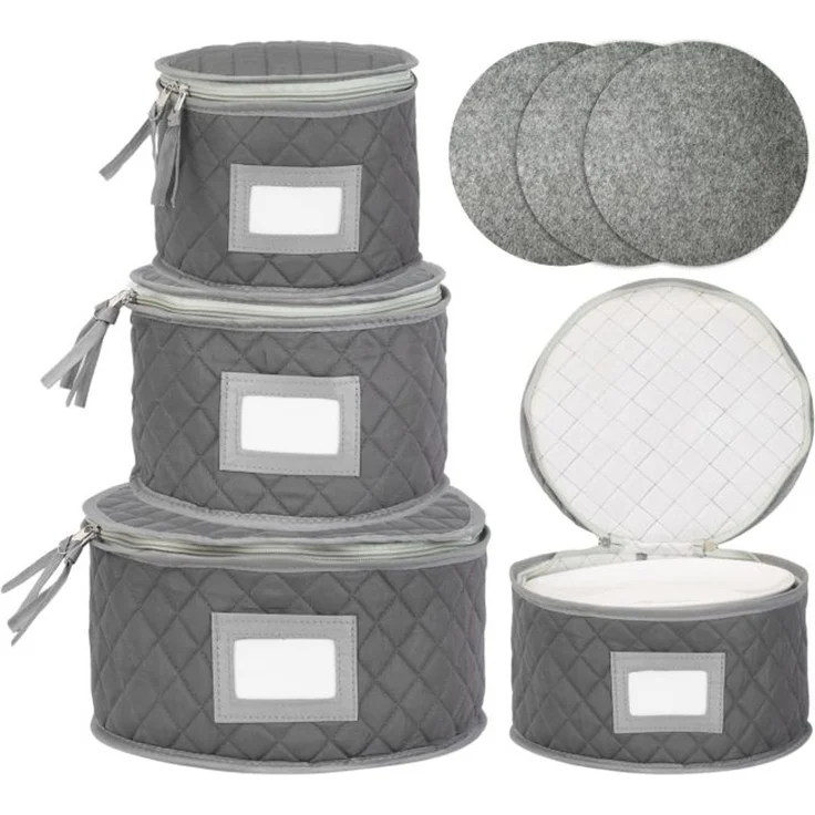Relaxdays Aufbewahrungsbox für Geschirr Set – Bild 10