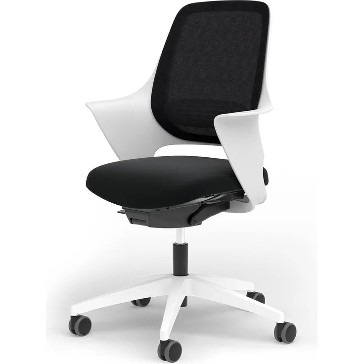 Ergotopia® WellBack, Ergonomischer Bürostuhl Made in Germany, Bequemer Schreibtischstuhl mit Lordosenstütze und Synchronmechanik, für Büro und Homeoffice