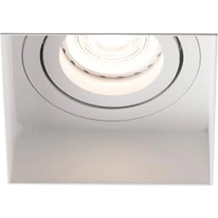 Faro Barcelona HYDE SQ 40112, Einbaulampe weiß, quadratisch, schwenkbar, rahmenlos, 8,2 x 8,2 x 5,5 cm, GU10
