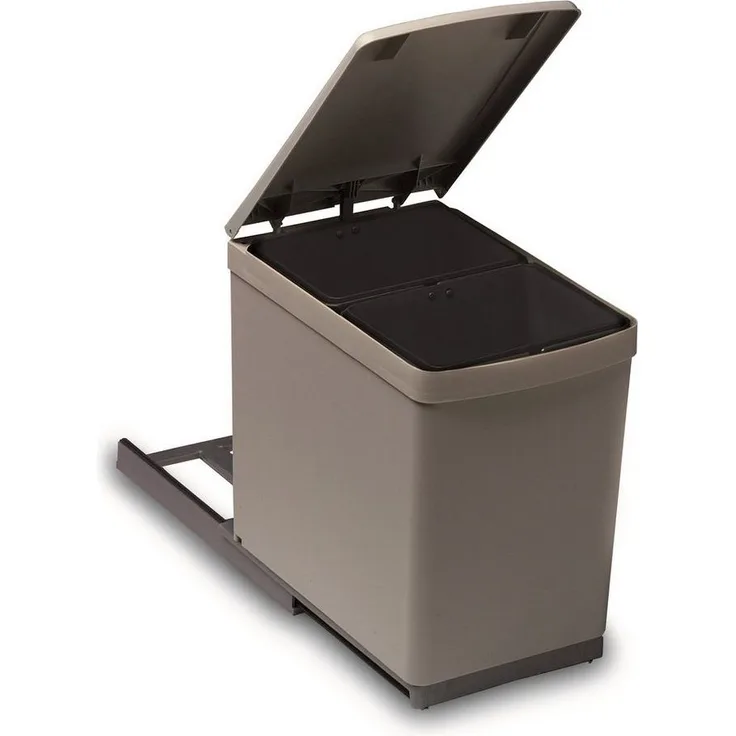 Victory Abfallsammler 72833060 Tradition Line 15 Liter hellgrau