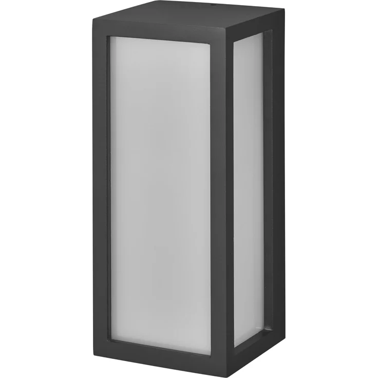 Osram ENDURA CLASSIC RADO W Außenleuchte, Wandleuchte, E27-Fassung, dunkelgrau, Aluminium, schnelle & einfache Installation, mattierter Diffusor, IP65 Schutzklasse, Anwendung im Außenbereich – Bild 1