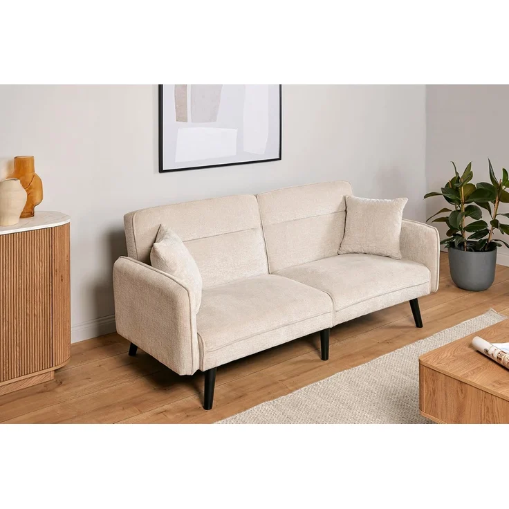 Jahnke SCHLAFSOFA Chillax LINE Boucle Champagner – Bild 2