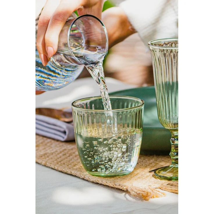 Hermia Concept 'Splendid 290 - Green' Gläser-Set (4-teilig), Grün, 8,6 x 8,6 x 8,5 cm, 290 ml – Bild 1
