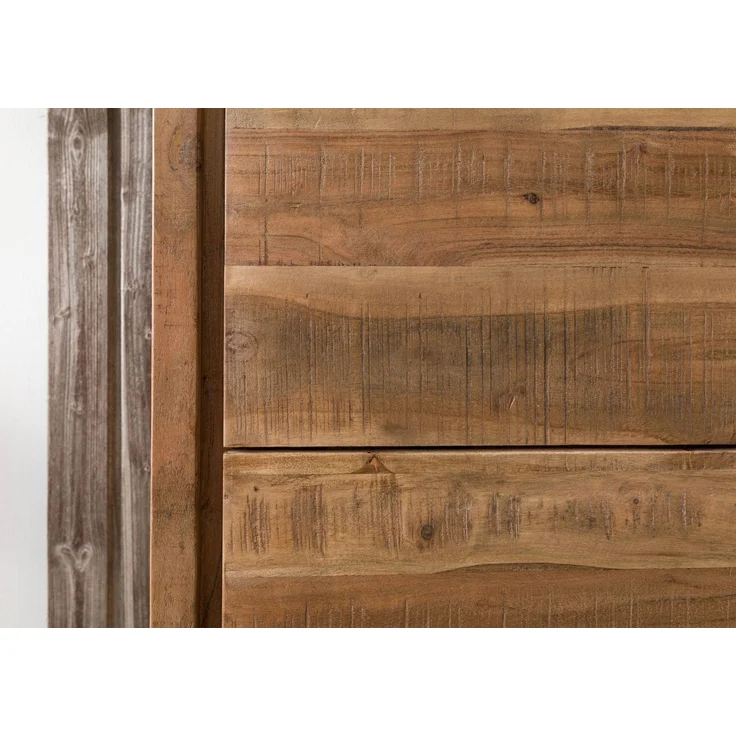 Vitrine Akazie 58x40x180 natur lackiert BARK #102 – Bild 7