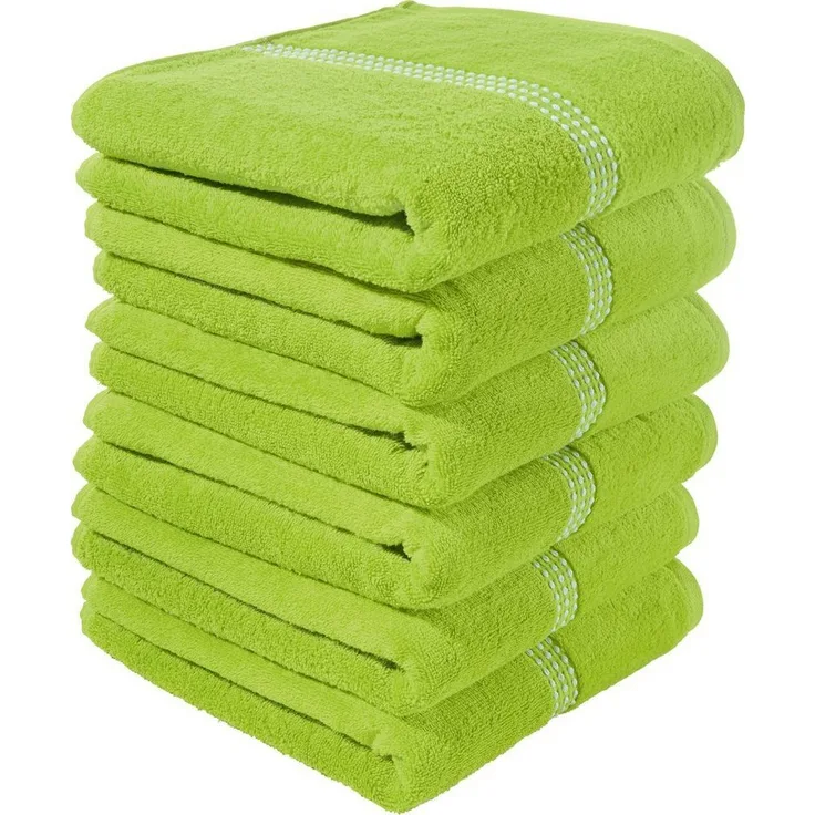 Erwin Müller Handtuch Handtuch "Mannheim" 6er-Pack, Frottier (6-St), Walk-Frottier Uni