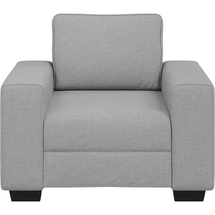 vidaXL Sessel Wolkengrau 100x77x82 cm Stoff 4105154 – Bild 3