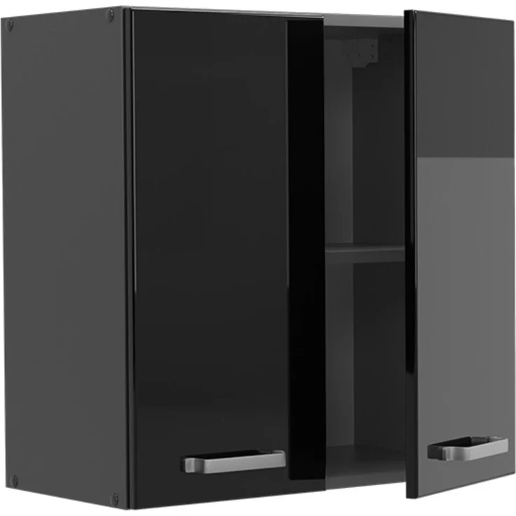 Hängeschrank R-Line Schwarz Hochglanz 60 cm Vicco – Bild 4