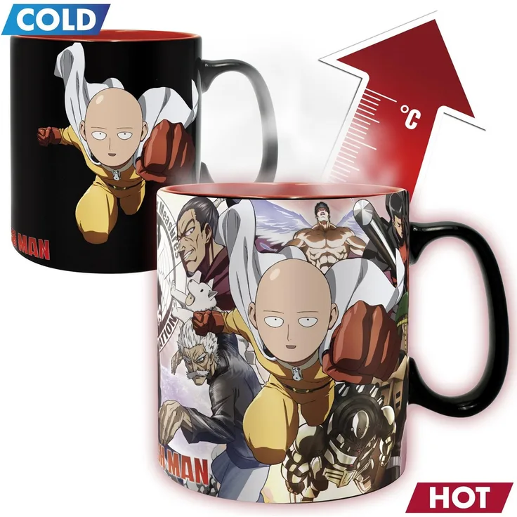 OnePunchMan Thermoeffekt Tasse